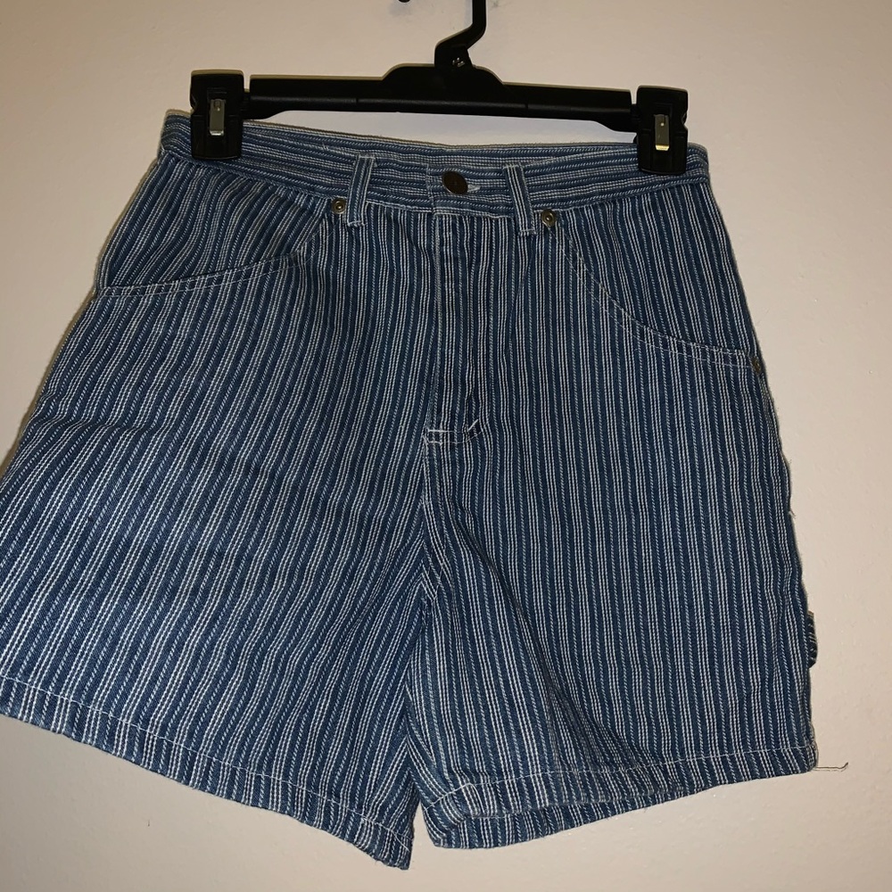 Vintage Arizona High Waisted Pinstriped Shorts